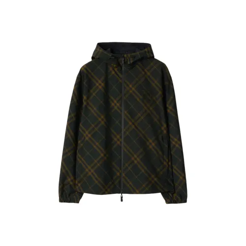 Burberry Checked Hooded Reversible Jacket