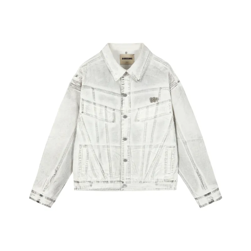 88rising Denim Jackets Unisex White-0