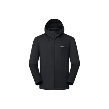 MERRELL Waterproof And Windproof Windbreaker Jacket Men's Black