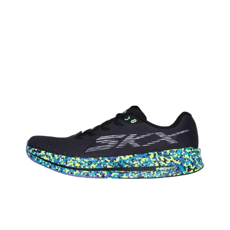 Skechers GO RUN RAZOR 5 Low Top Running Shoes Men's Black-0