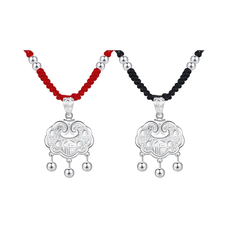 CHINA GOLD Sterling Silver Sterling Silver Necklaces Unisex-4