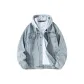 Blue Denim Hooded