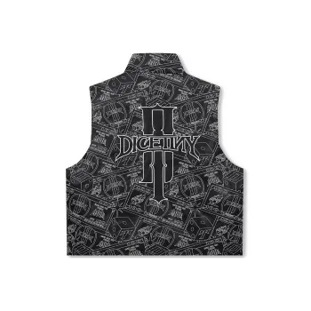 DICETINY Vests Unisex Black