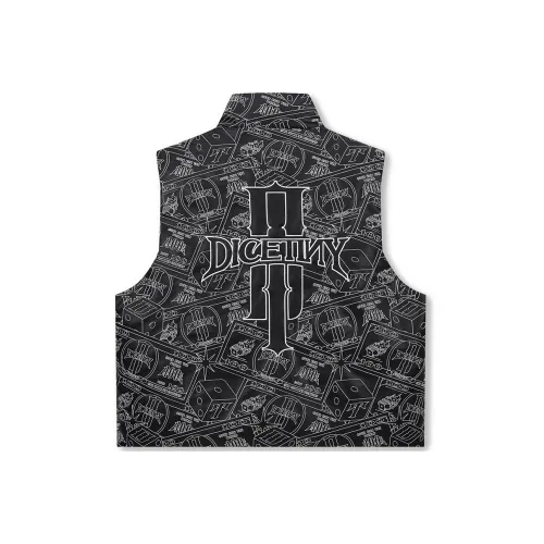 DICETINY Vests Unisex Black