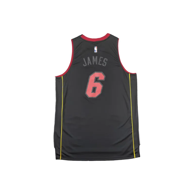 Adidas x NBA James Miami Heat Basketball Jersey Unisex Black-1