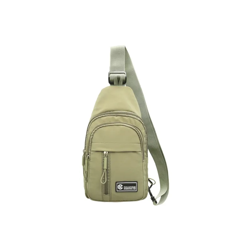 Single Warehouse Nylon Sling Bag Regular Unisex Ecru/Black/Khaki/Green-18