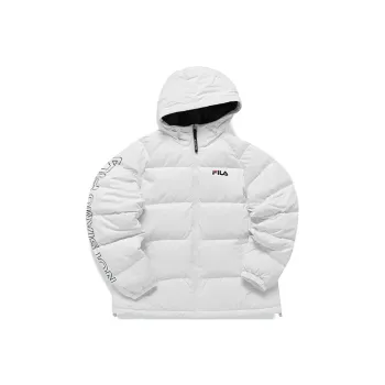 FILA FUSION Down Jackets Unisex Standard White