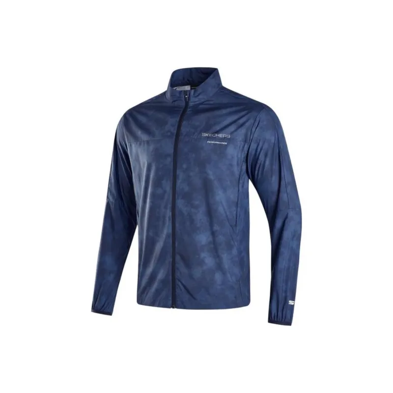 Skechers Jacket Men's Mist All Over Print Gray-0
