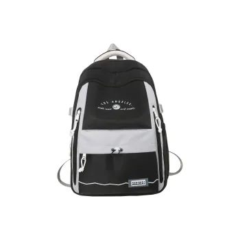 Cwatcun Nylon Backpack Unisex Black/Blue/Brown/Red/Gray/White