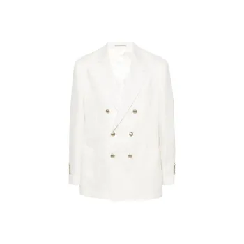Brunello Cucinelli Double Breasted Long Sleeved Blazer