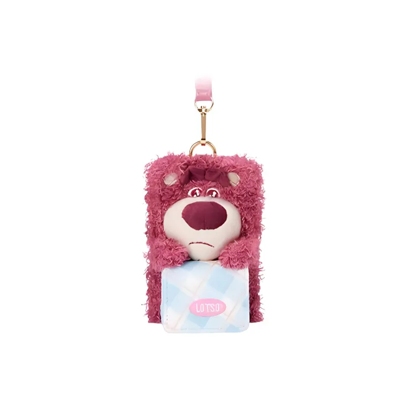 Disney Artificial Leather Card Holder Women's Rose Red-1