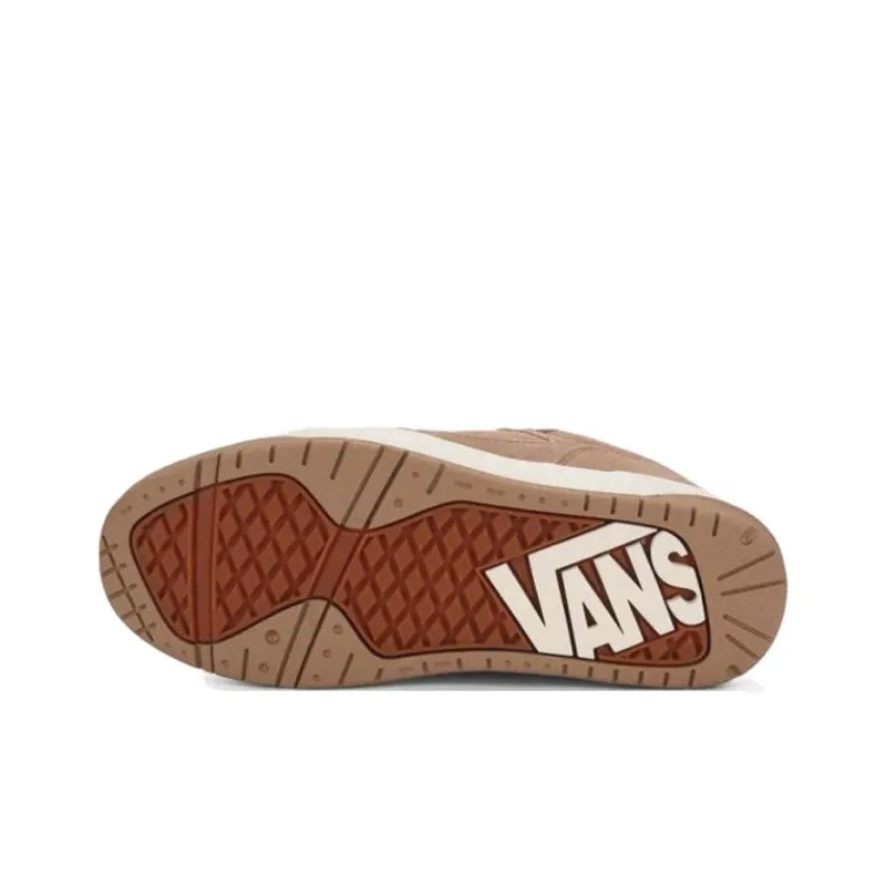 Vans Upland Anti Slip Wear Resistant Low Top Skateboard Shoes Unisex Brown-4