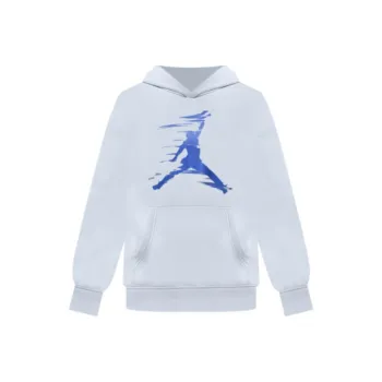 Jordan Fleece Pullover Hoodie Sweatshirt Unisex Blue