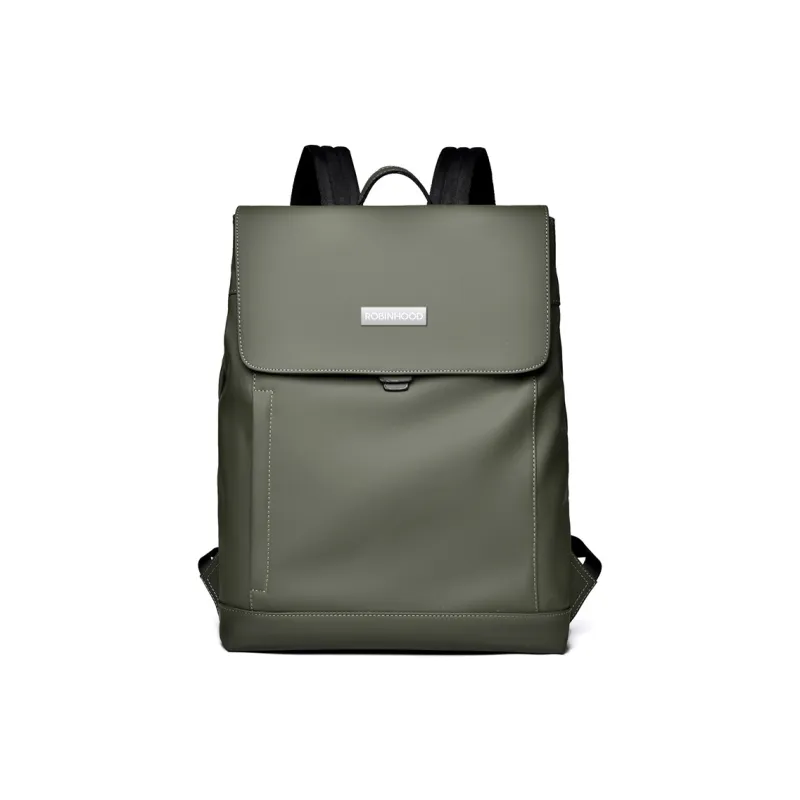 ROBINHOOD Oxford Backpack Men's Black/Gray/Green-9