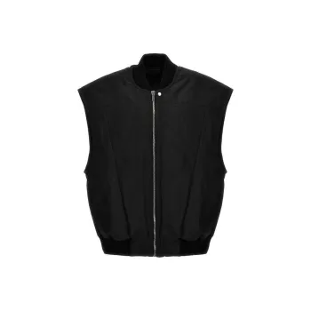 RICK OWENS Zip Up Sleeveless Gilet