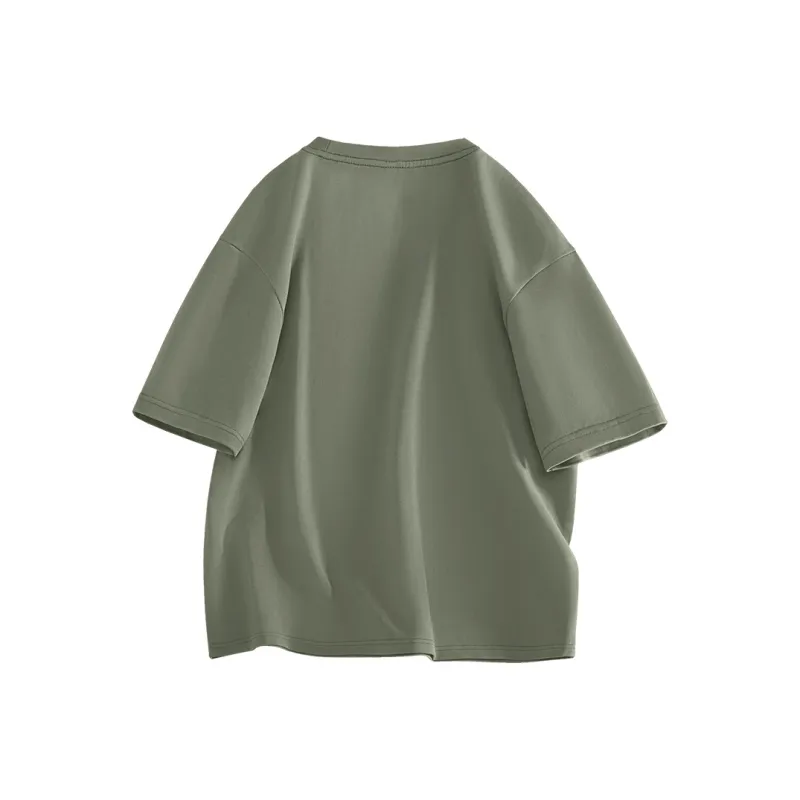 Cotton Gene Drop Shoulder Sleeve T Shirt Unisex-17