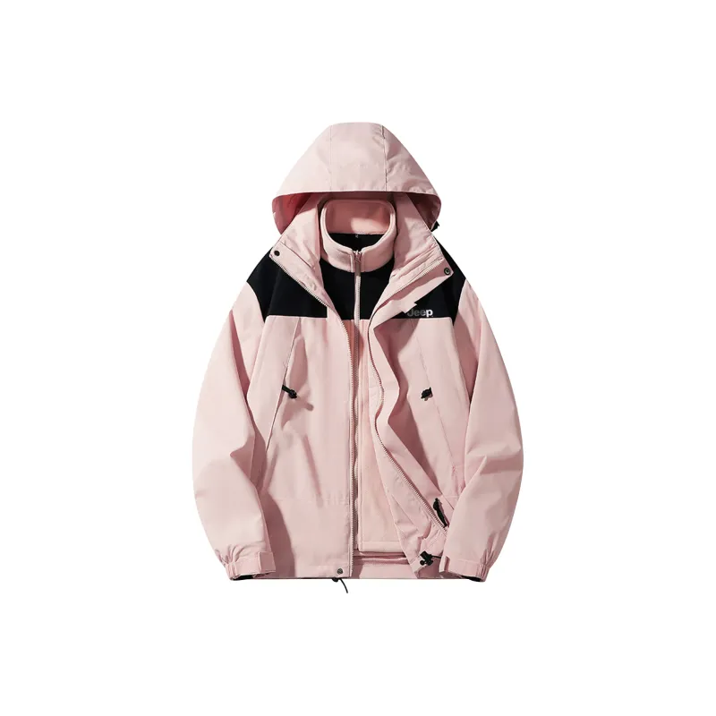 Jeep Water Resistant Windproof Breathable Warm Windbreaker Jackets Unisex-8