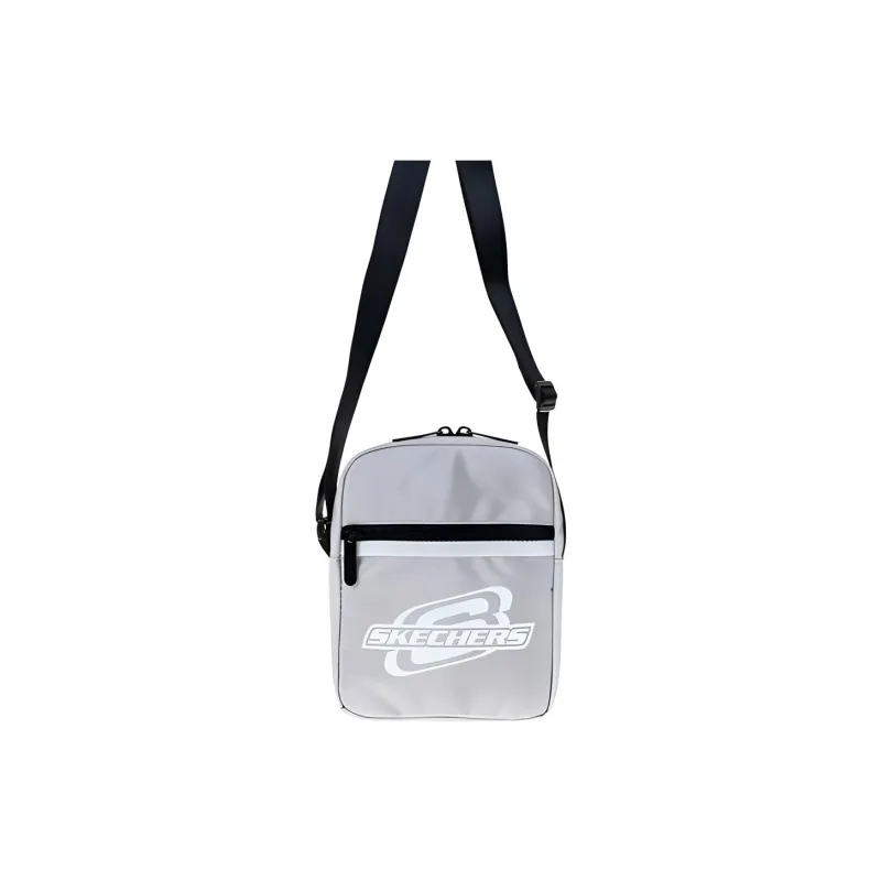 Skechers Polyester Shoulder Bags Cell Phone Pouch Crossbody Bags Unisex Gray-0