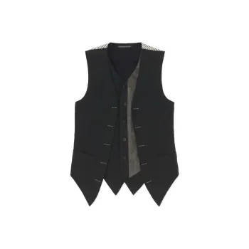 Yohji Yamamoto Pour Homme Vest Men's Black