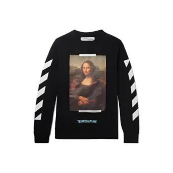 OFF WHITE Mona Lisa Series Sweatshirt Men's Black