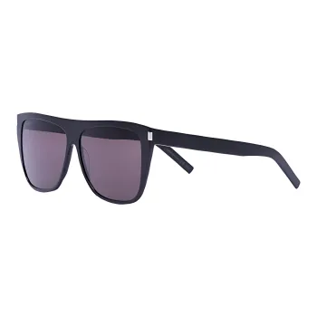 SAINT LAURENT Black D Frame Sunglasses