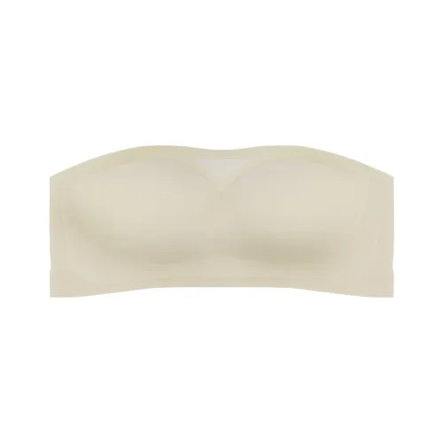GORRENNO Strapless Bra Women's Milk White