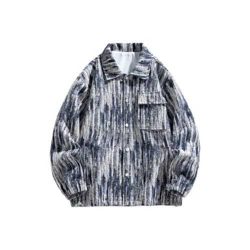 molo faded stripe padded jacket item