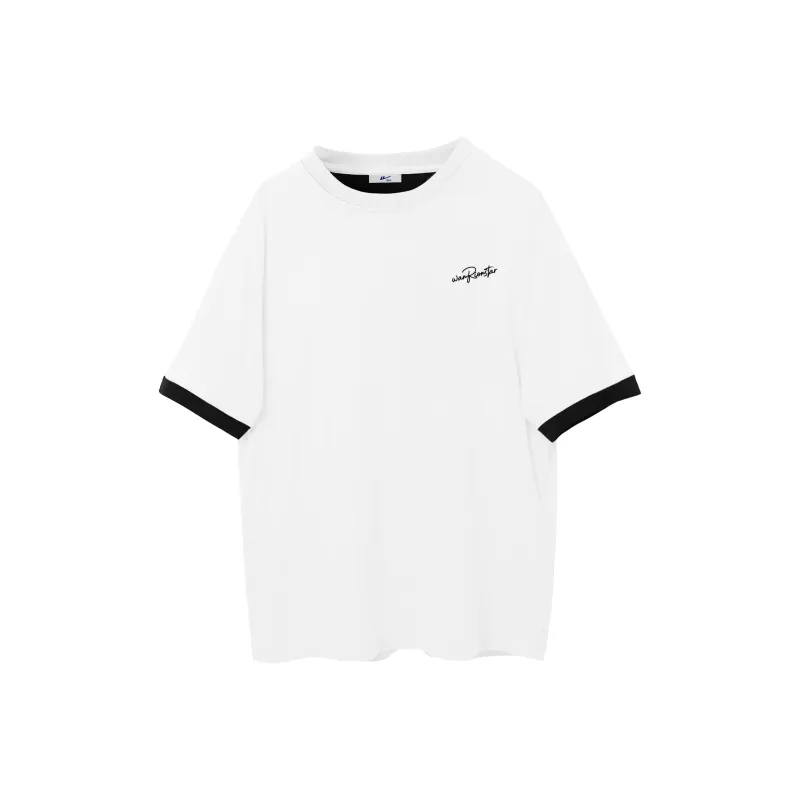 Warrior T Shirt Unisex White & Black-4