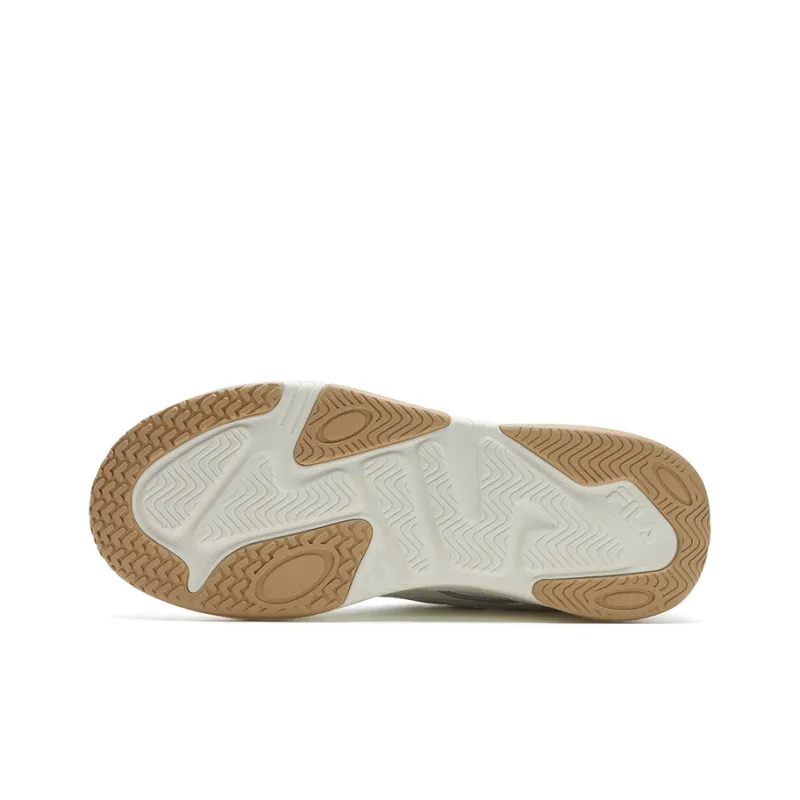 FILA VIBE Low Top Skateboard Shoes Men's Ecru-4