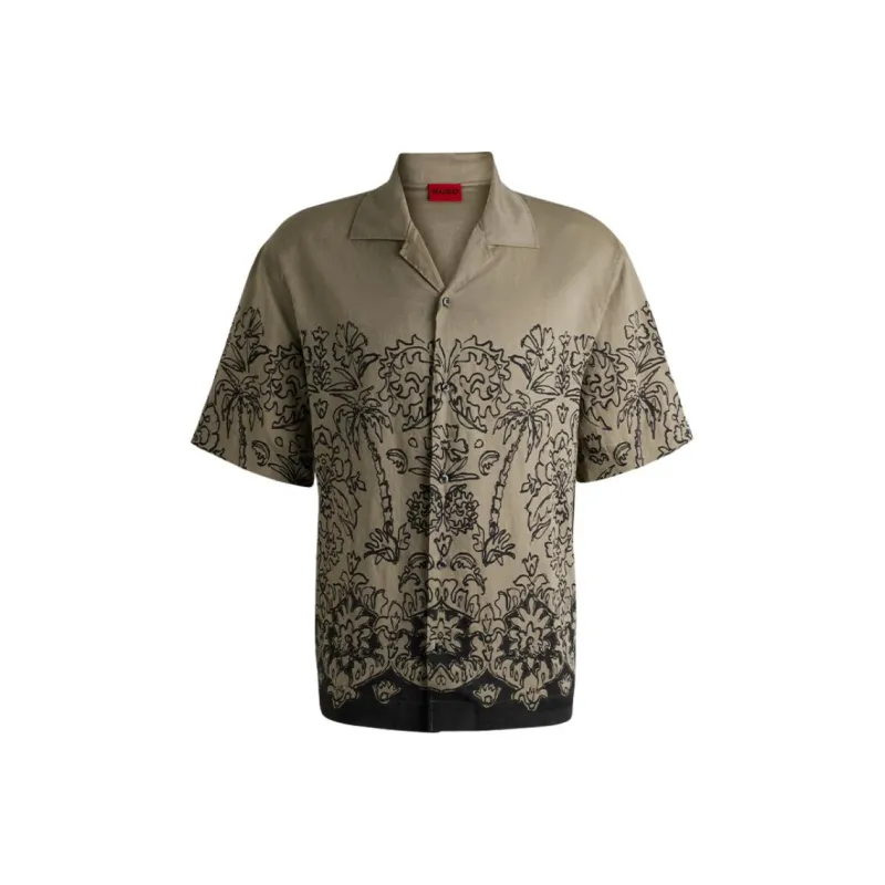 HUGO BOSS SS25 Shirt Men's Light Brown-0