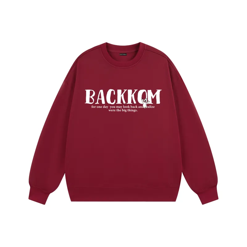 David Bakken x DAOMEIXIONG Sweatshirt Unisex Dark Red-0