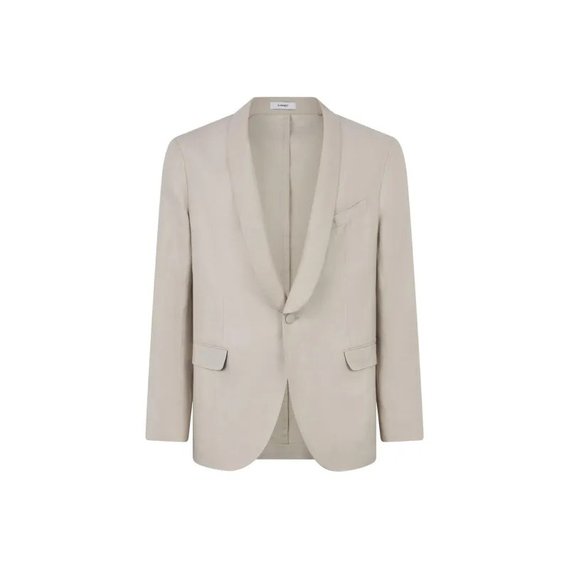 Boglioli Single breasted Linen Blazer-0