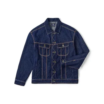 Lee Denim Jackets Men Dark Blue