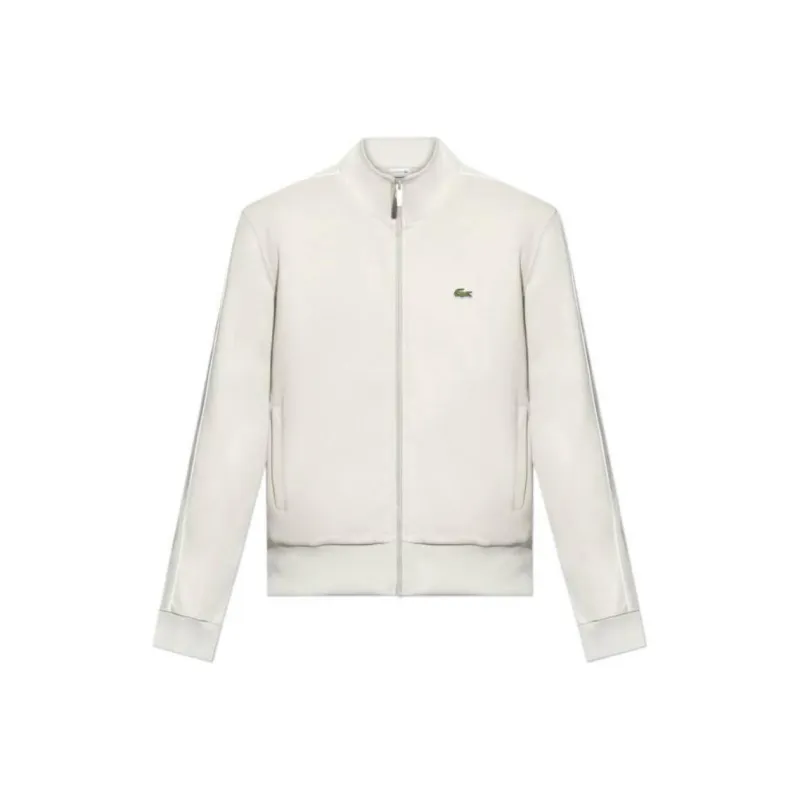 LACOSTE Logo print Zipped Sweater-0