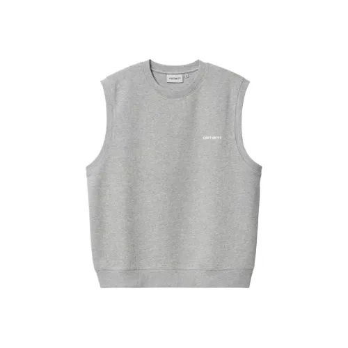 Carhartt WIP Script Vest Sweatshirt Vest Men's Gray