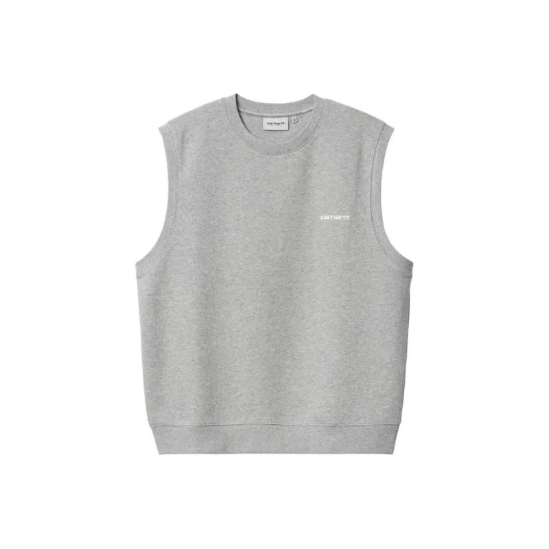 Carhartt WIP Script Vest Sweatshirt Vest Men's Gray-0