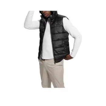 GUESS Eco Super Light Puffer Vest Vest Men's Black