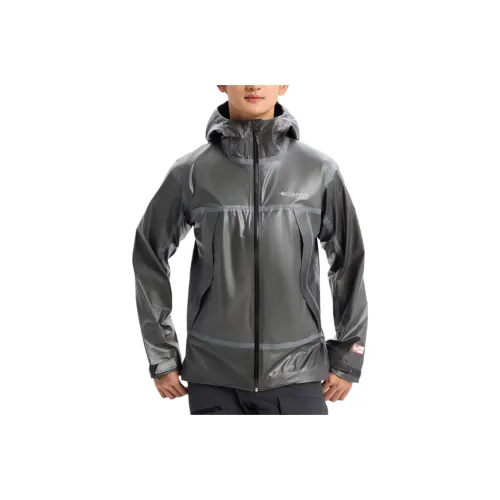 Columbia TITANIUM Water-Resistant And Rainproof Windbreaker Jacket Unisex Gray