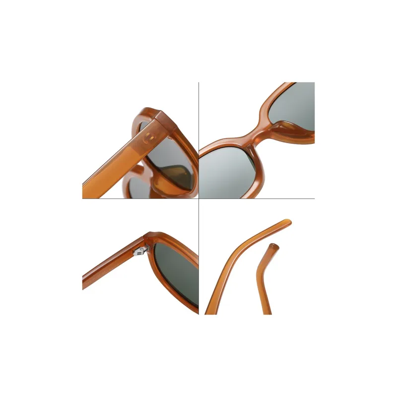 Yamaichi Maru TR90 Oval Sunglasses Unisex-5