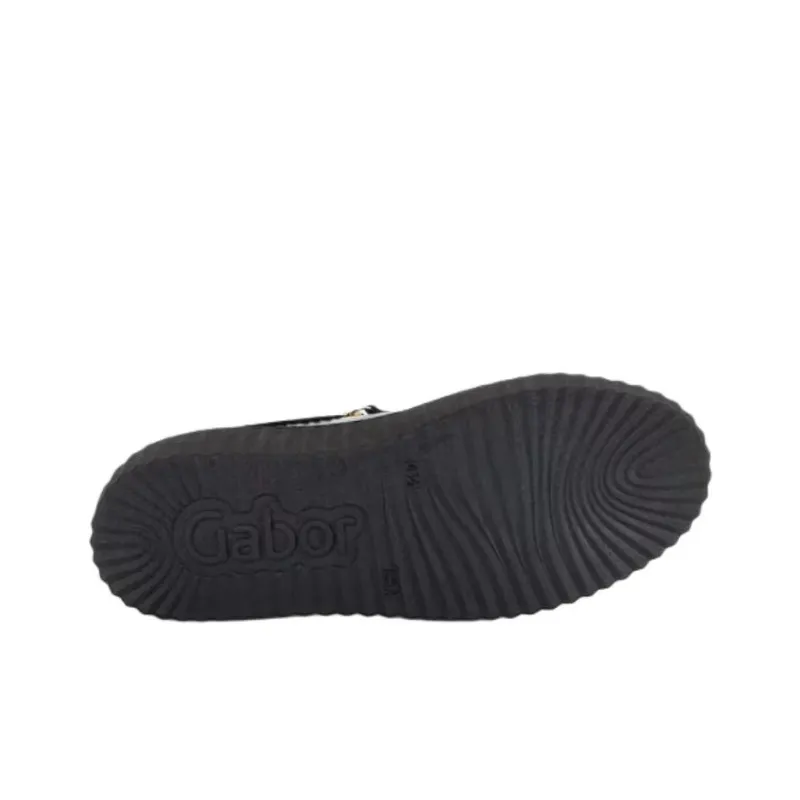 Gabor Fashion Low Top Casual Shoes Women's Black-5
