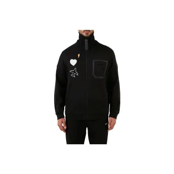 HUGO BOSS Patch Embellished Relaxed Fit Sweatshirt
