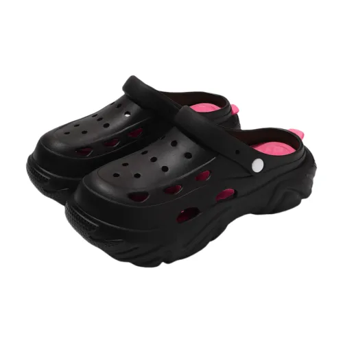 Rui Tekon Platform Clogs For Women's Trendy Summer Slip Resistant Breathable Height Increasing Sandal
