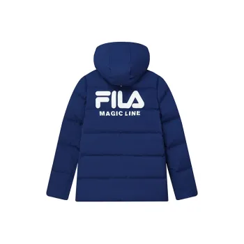 FILA Down Jacket Winter Men's Deep Cobalt Blue