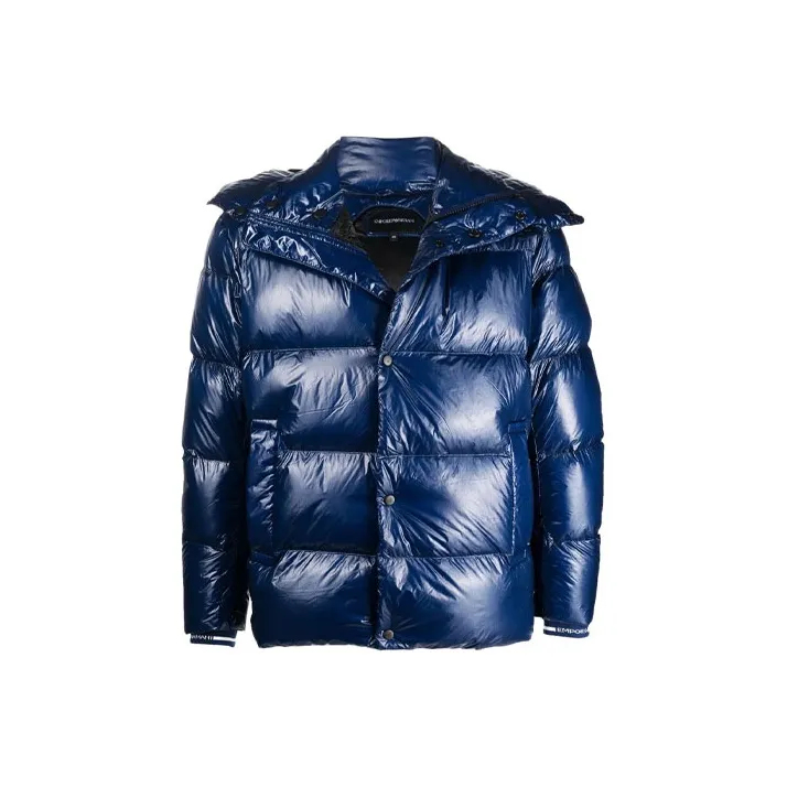 EMPORIO ARMANI Down Jackets Winter Men's Blue-0