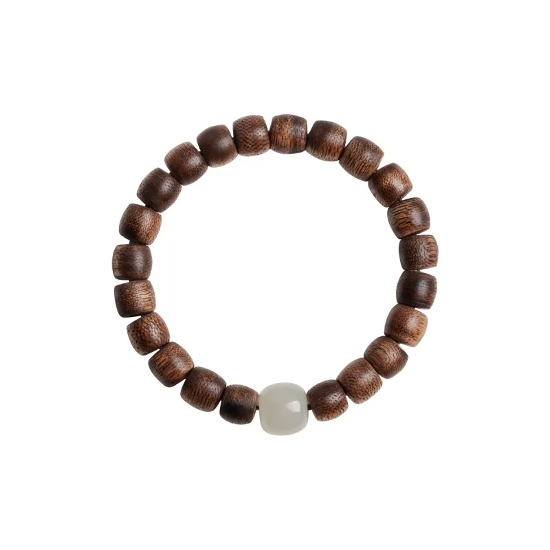 Moon Seal Hundred Rivers Fragrance Agarwood Precious Wood Bracelets Unisex-0