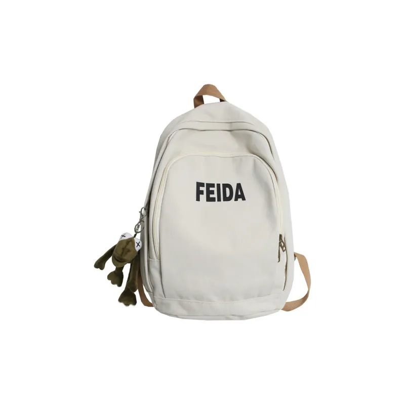DJ.SPIRIT Canvas Backpack Regular Unisex Navy Blue-4