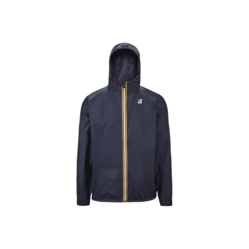 K WAY Le Vrai Long Sleeved Hooded Zipped Jacket
