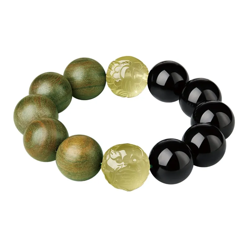 SGE Green Sandalwood Bracelets Men's-3