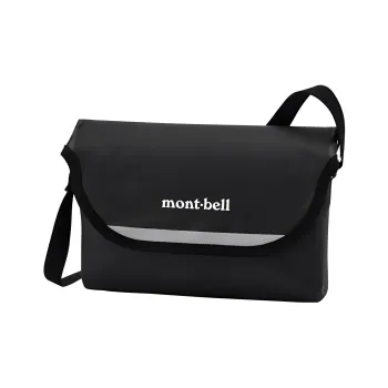 MONTBELL Polyamide TPU Composite Shoulder Bag, Crossbody Bag Trumpets Unisex Black