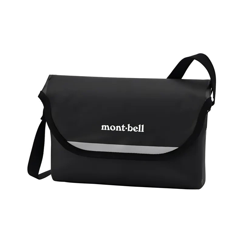 MONTBELL 1.4L Shoulder Bag, Crossbody Bag, Outdoor Bag Polyamide TPU Composite Black Unisex-0
